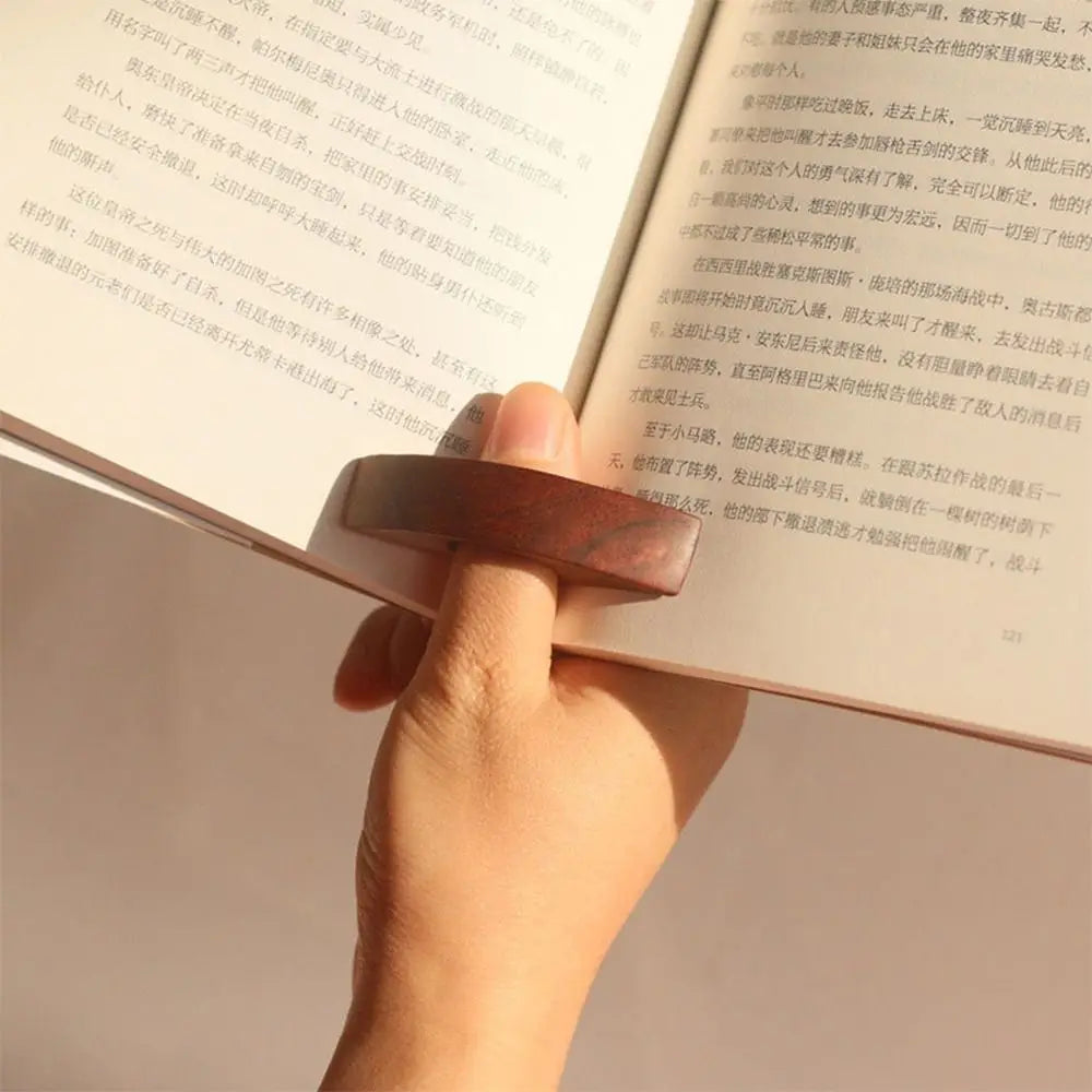 Ergonomic Wooden Bookmark