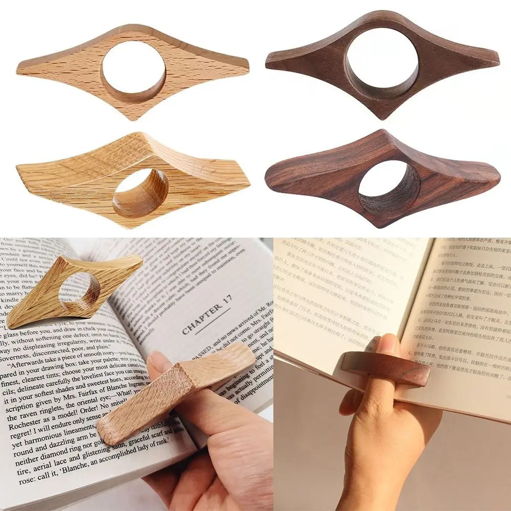 Ergonomic Wooden Bookmark