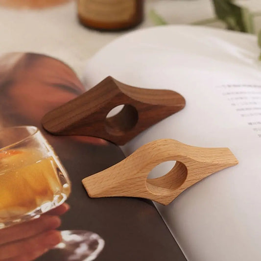 Ergonomic Wooden Bookmark