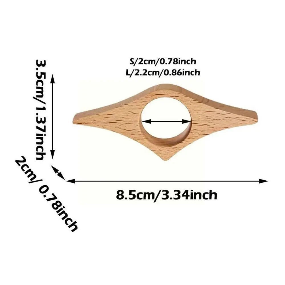 Ergonomic Wooden Bookmark